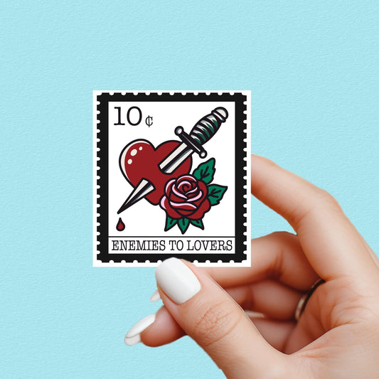 Enemies to lovers sticker, troupe sticker, kindle sticker, book sticker, kindle sticker, bookish sticker, book stickers, stickers for kindle