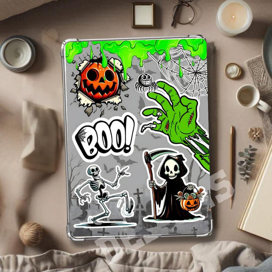 Halloween Kindle Insert For Clear Case, fall kindle insert, spooky kindle insert, kindle skin, kindle Paperwhite, cute kindle accessory