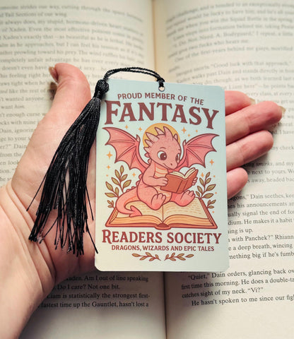 Fantasy reader Tarot card Bookmark, dragon bookmark, holographic bookmark, Gothic Bookmark, Booktok Bookmark, Bookish Gifts for Readers,