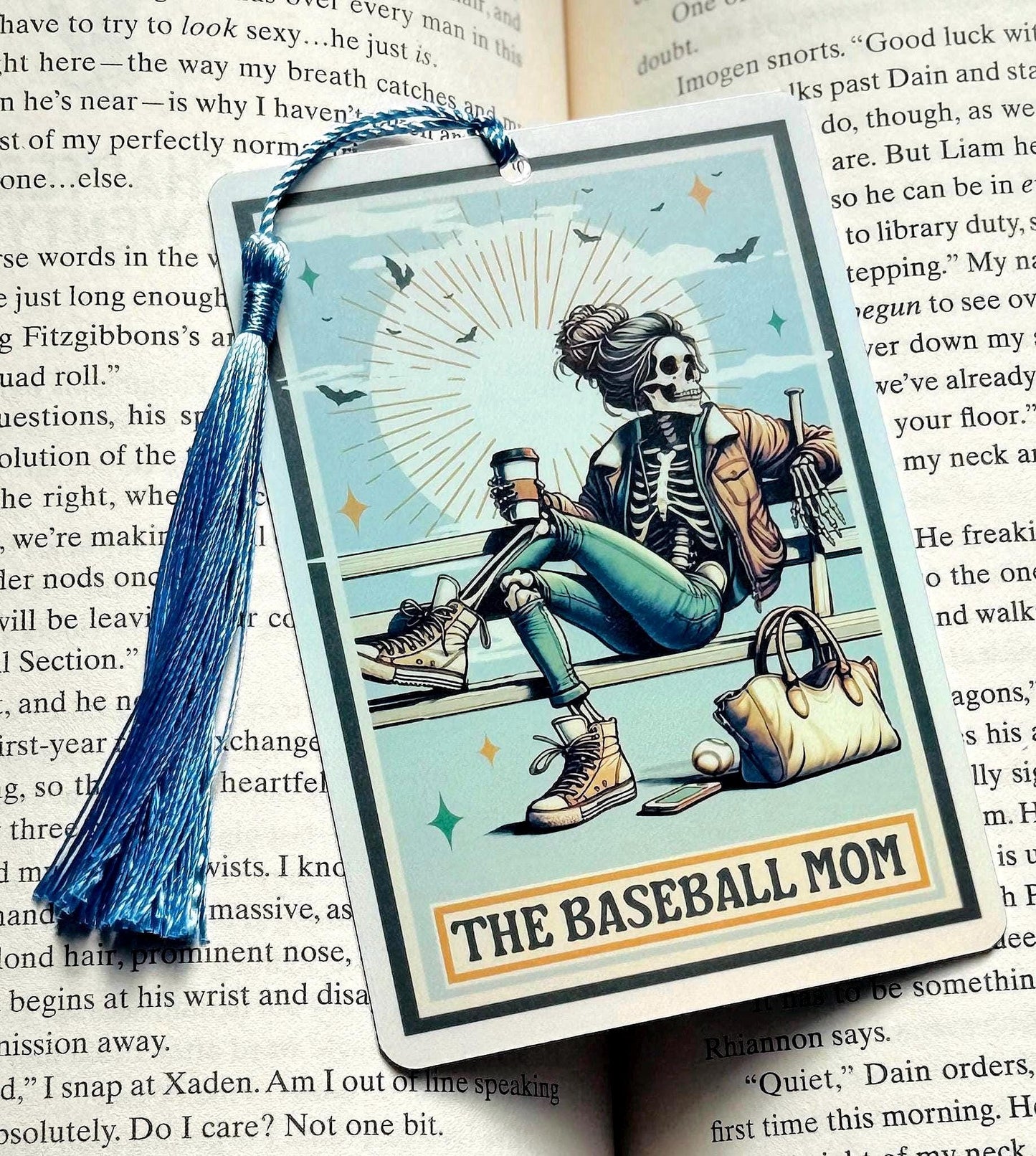 The baseball mom Bookmark, bookmark for mom, baseball gift, Booktok Bookmark, Bookish Gifts for Readers, Handmade Bookmark, gift for mom
