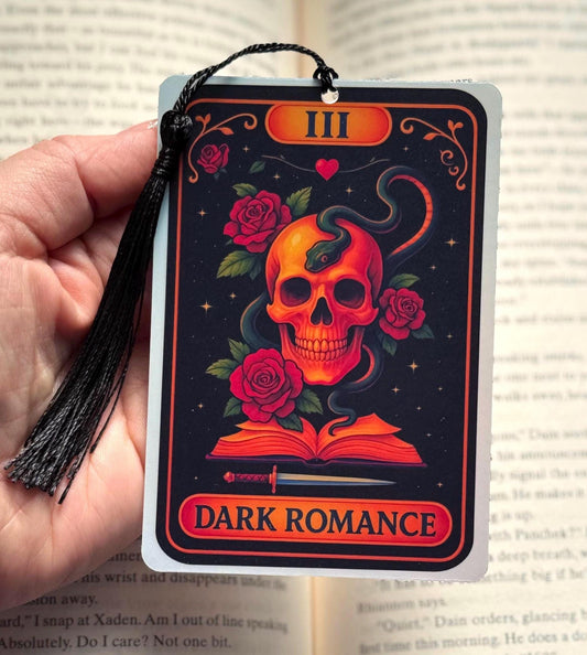 Dark romance bookmark, Tarot card Bookmark, holographic bookmark, Gothic Bookmark, Booktok Bookmark, Bookish Gifts for Readers,