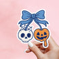 Halloween sticker, spooky sticker, kindle sticker, book sticker, kindle sticker, bookish sticker, book stickers, spooky pumkin sticker