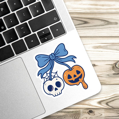 Halloween sticker, spooky sticker, kindle sticker, book sticker, kindle sticker, bookish sticker, book stickers, spooky pumkin sticker