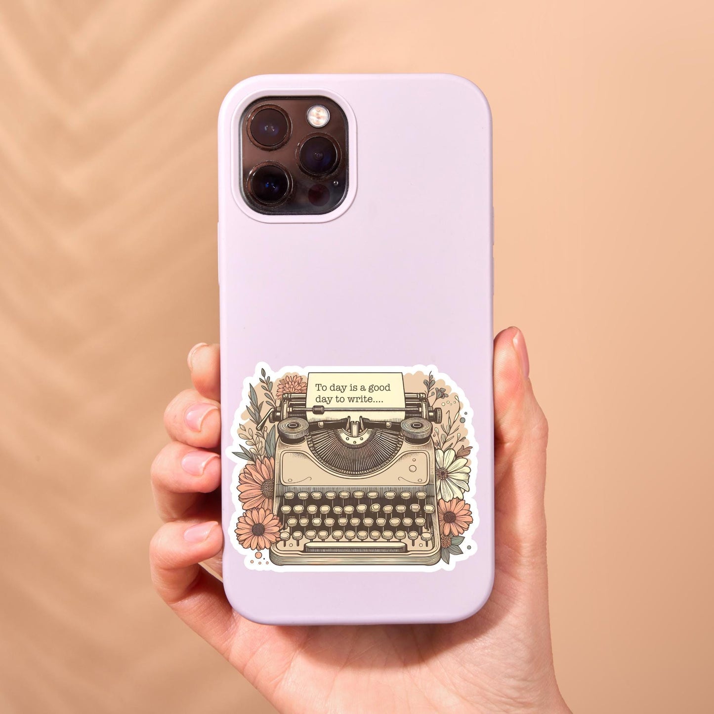 Typewriter sticker, author sticker, today is a good day to write sticker, kindle sticker, book sticker, writer sticker, bookish sticker