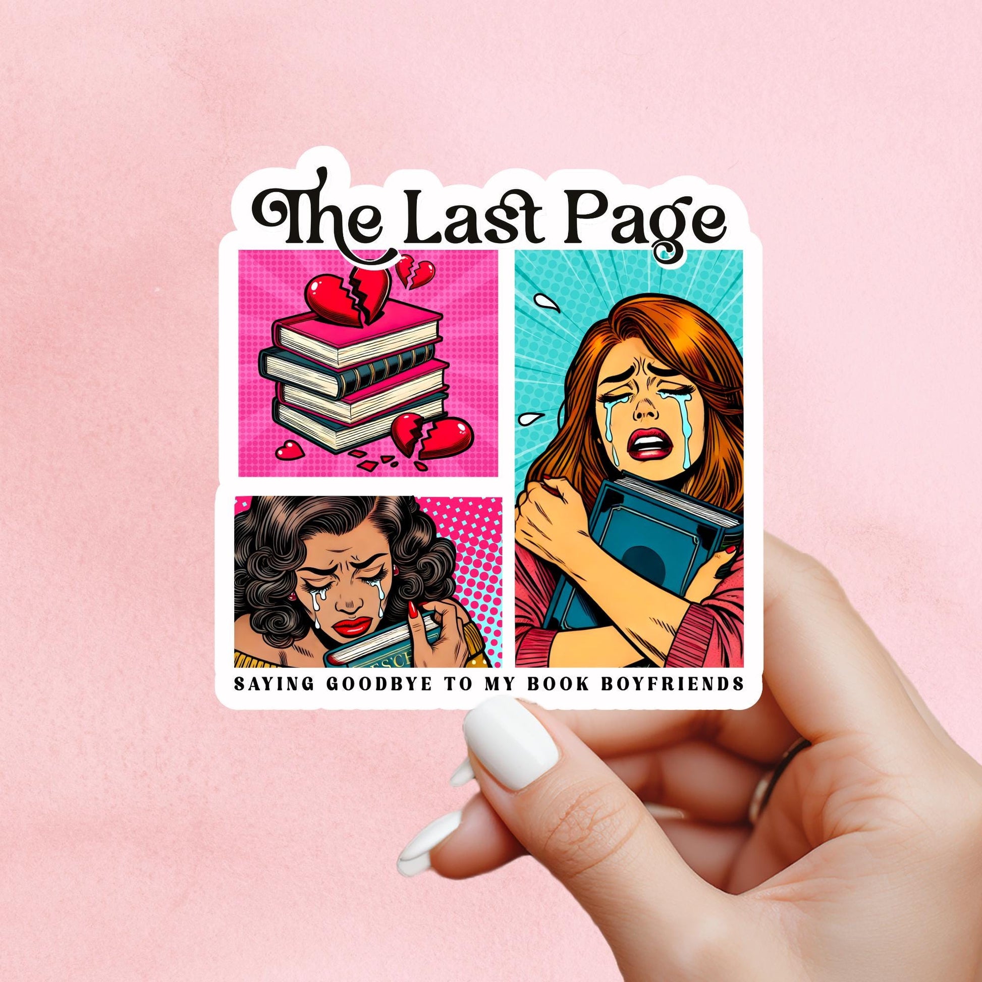 Reading sticker, The last page sticker, book sticker, kindle sticker, bookish sticker, book stickers, stickers for kindle, bookish sticker