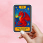 Fantasy dragon sticker, troupe sticker, dragon sticker, fantasy sticker, kindle sticker, bookish sticker, book stickers, book dragon