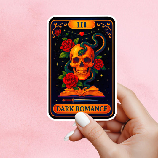 dark romance sticker, Morally grey sticker, troupe sticker, kindle sticker, book sticker, kindle sticker, bookish sticker, book stickers