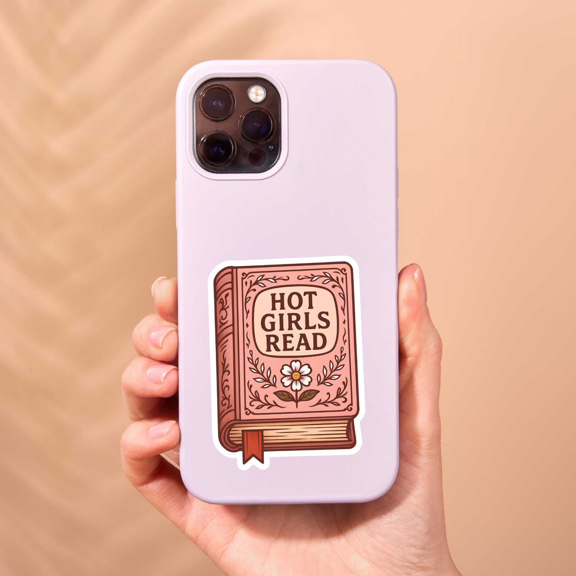 Hot girls read sticker, Book lover sticker, bookish sticker, book sticker, kindle sticker, hot girls read, book stickers, book merch,
