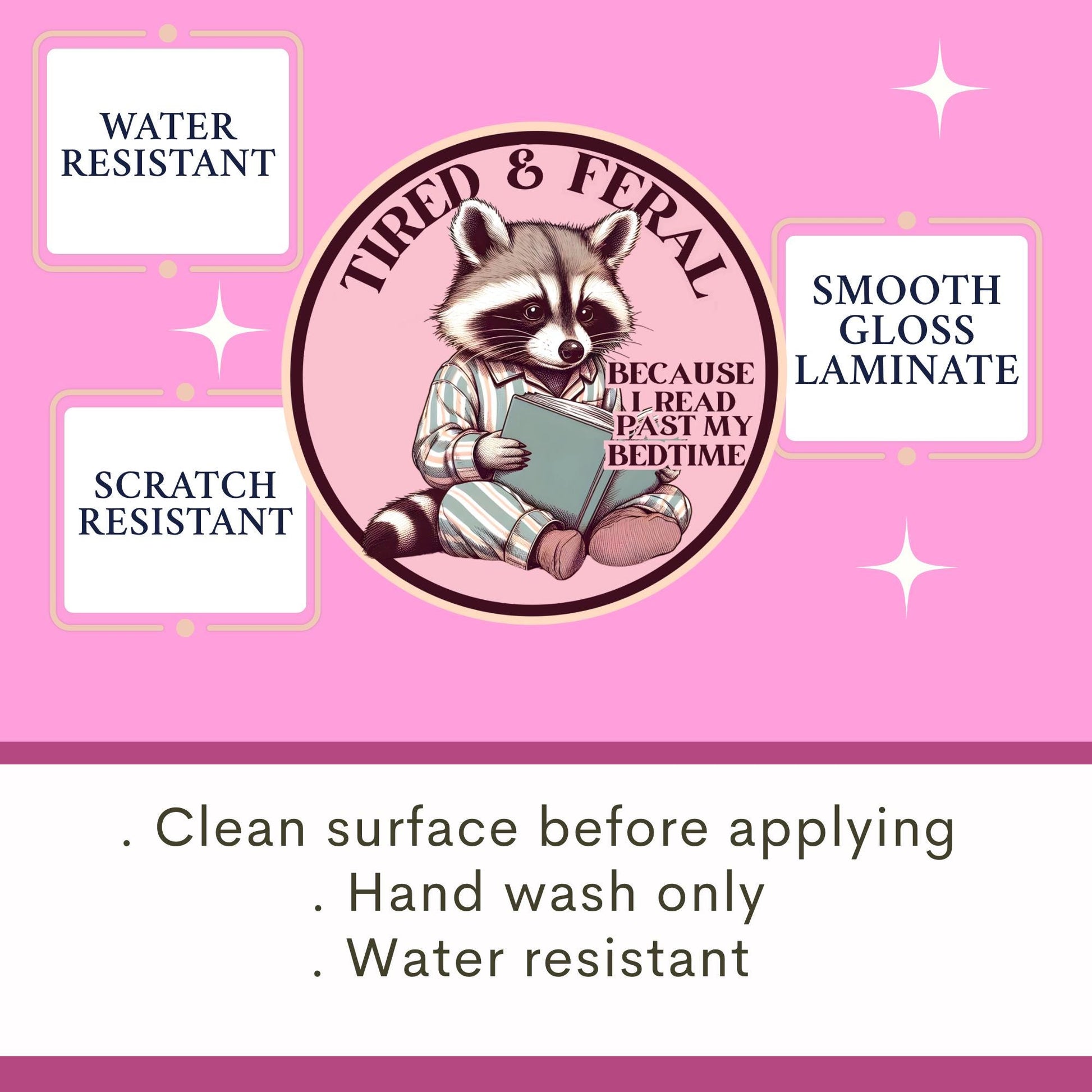 Racoon reading sticker, kindle sticker, book sticker, kindle sticker, bookish sticker, book stickers, stickers for kindle, racoon sticker