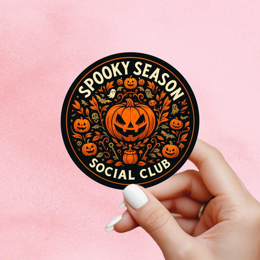 Halloween sticker, spooky season sticker, spooky sticker, kindle sticker, book sticker, kindle sticker, bookish sticker, pumkin decal