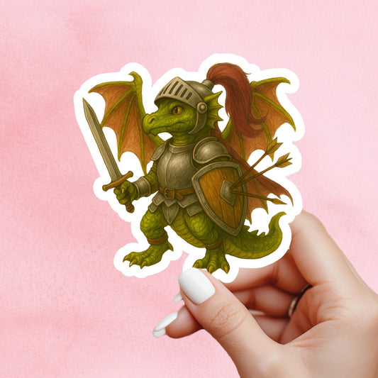 Dragon Sticker, dragon Vinyl Sticker, Fantasy Bookish Merch, fantasy reader sticker, e-reader Kindle Stickers, Reading Lover, Booktok