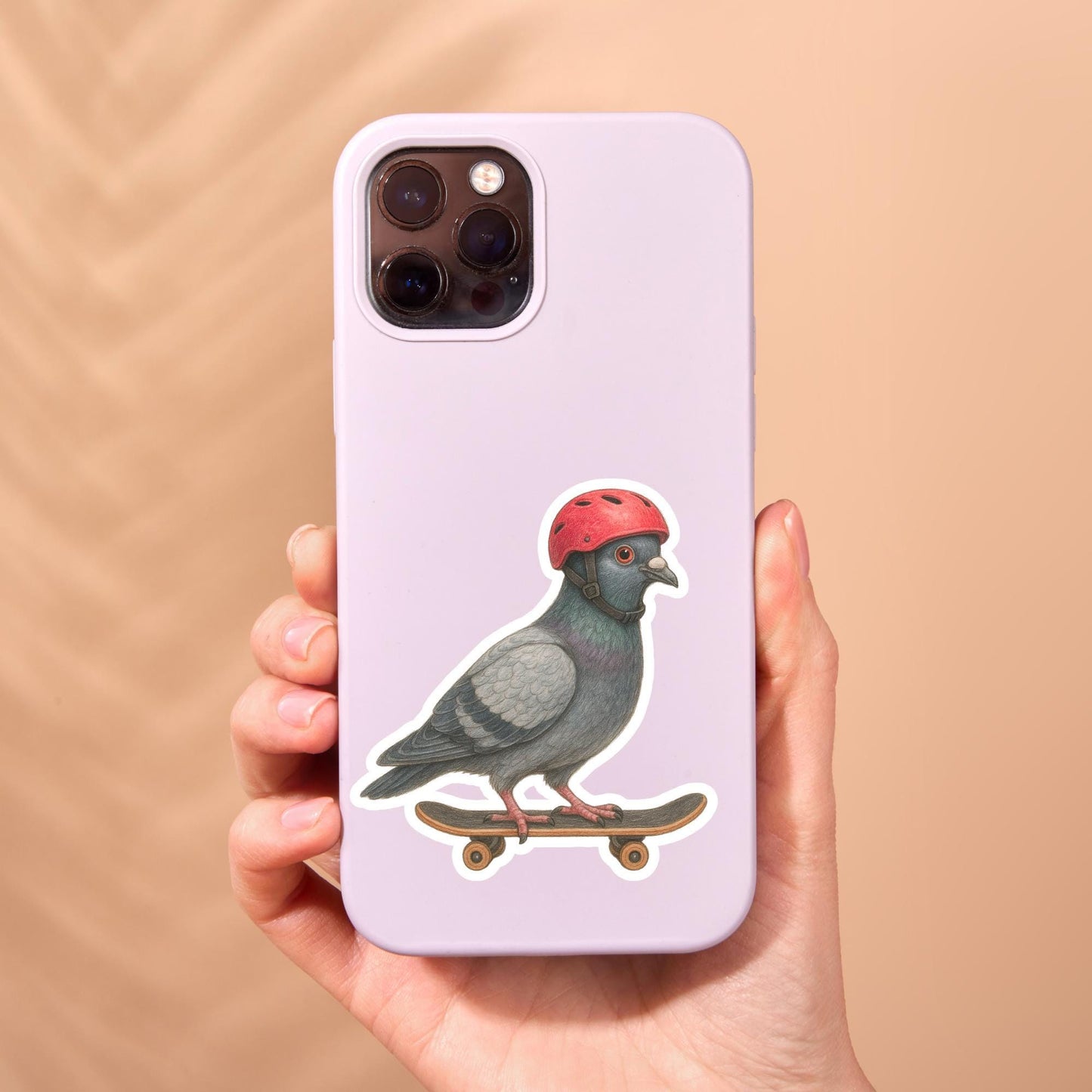 Pigeon Sticker, funny bird sticker, Wildlife sticker, nature sticker, skater sticker, bird watcher sticker, woodland sticker, funny animal