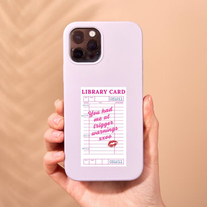Library card sticker, Book troupe sticker, book sticker, reading sticker, bookish sticker, journal stickers, stickers for kindle, kindle