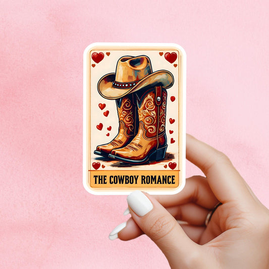 Cowboy Romance sticker, romance reader sticker, cowboy sticker, bookish sticker, book sticker, kindle sticker, stickers for kindle