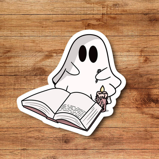 Book Ghosts Sticker, fantasy sticker, Bookish sticker, Spooky sticker, Bookish merch, Kindle stickers, Booktok, book tropes,