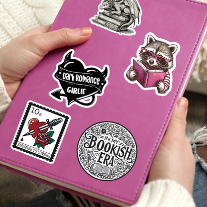 In my bookish era sticker, bookish girlie sticker, book sticker, kindle sticker, bookish sticker, book stickers, sticker for kindle
