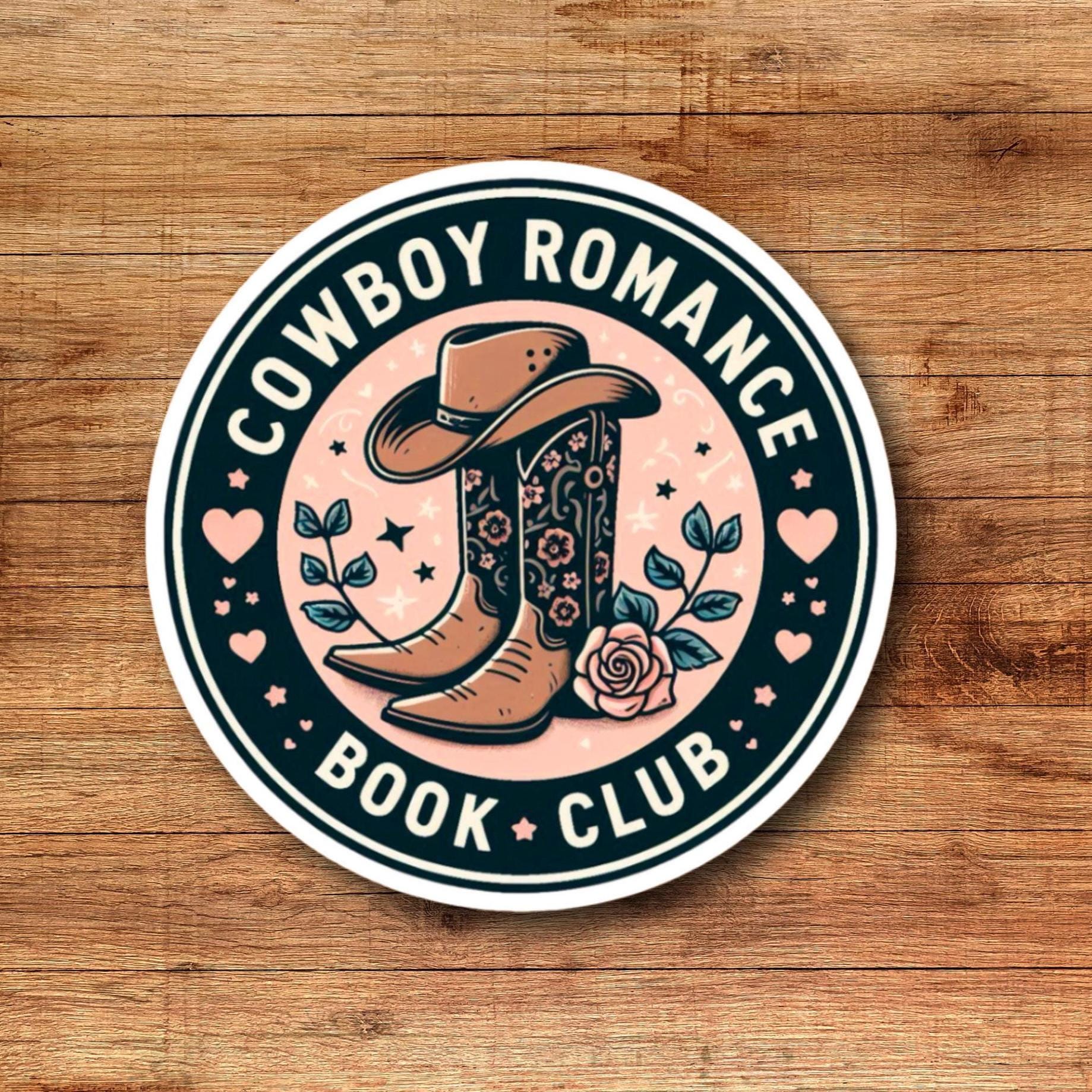 Cowboy romance sticker, romance sticker, sticker, book sticker, kindle sticker, bookish sticker, stickers for kindle,