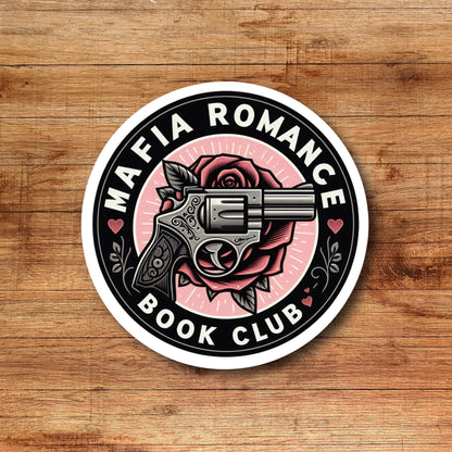 Mafia romance sticker, holographic, book sticker, kindle sticker, bookish sticker, book stickers, stickers for kindle, book merch,