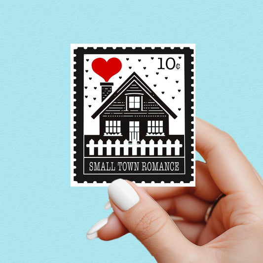 Small town romance sticker, troupe sticker, kindle sticker, book sticker, kindle sticker, bookish sticker, book stickers, book stamp sticker