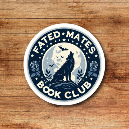 Fated mates sticker, romance sticker, book sticker, kindle sticker, bookish sticker, book stickers, stickers for kindle, book merch,