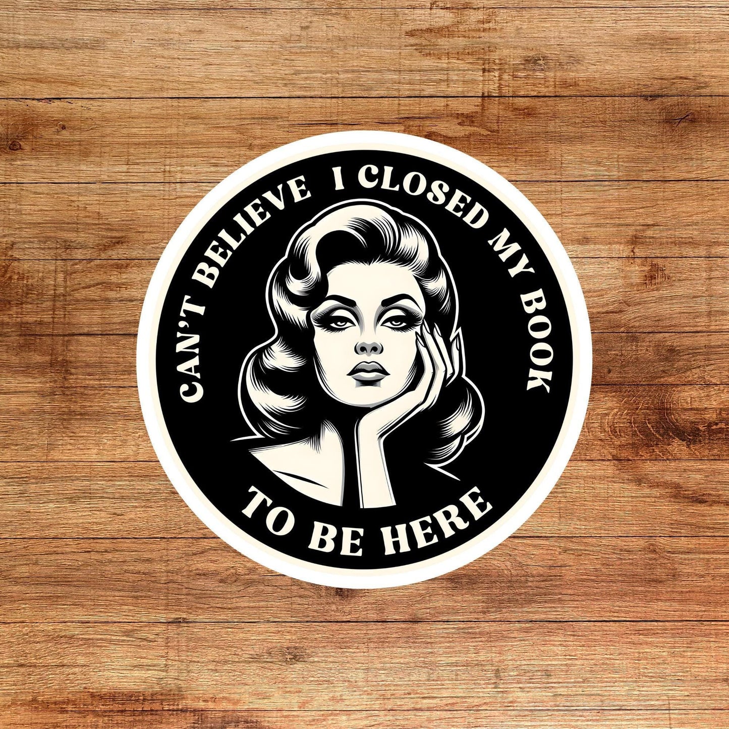 Sarcastic Bookish sticker, bookish sticker, book sticker, kindle sticker, pink sticker, book stickers, stickers for kindle, book lover gift