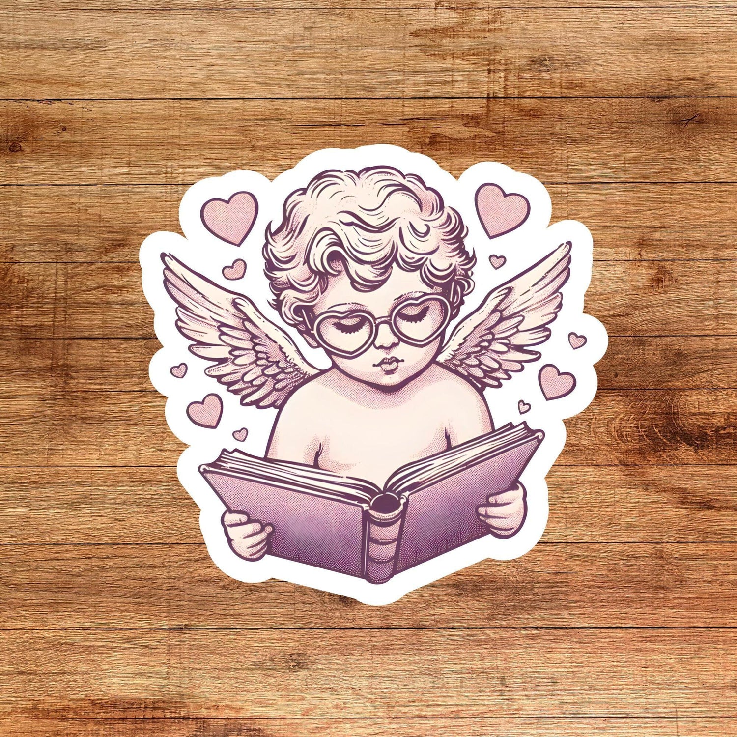 Romance sticker, romance reader sticker, valentine sticker, bookish sticker, book sticker, kindle sticker, pink sticker, stickers for kindle