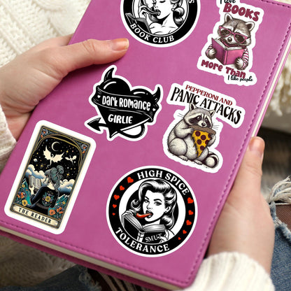 High spice tolerance, spicy reader, smut, trendy vintage, smut sticker, holographic, book sticker, kindle sticker, stickers for kindle,
