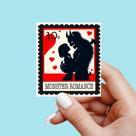 Monster romance sticker, troupe sticker, kindle sticker, book sticker, kindle sticker, bookish sticker, book stickers, book dragon sticker