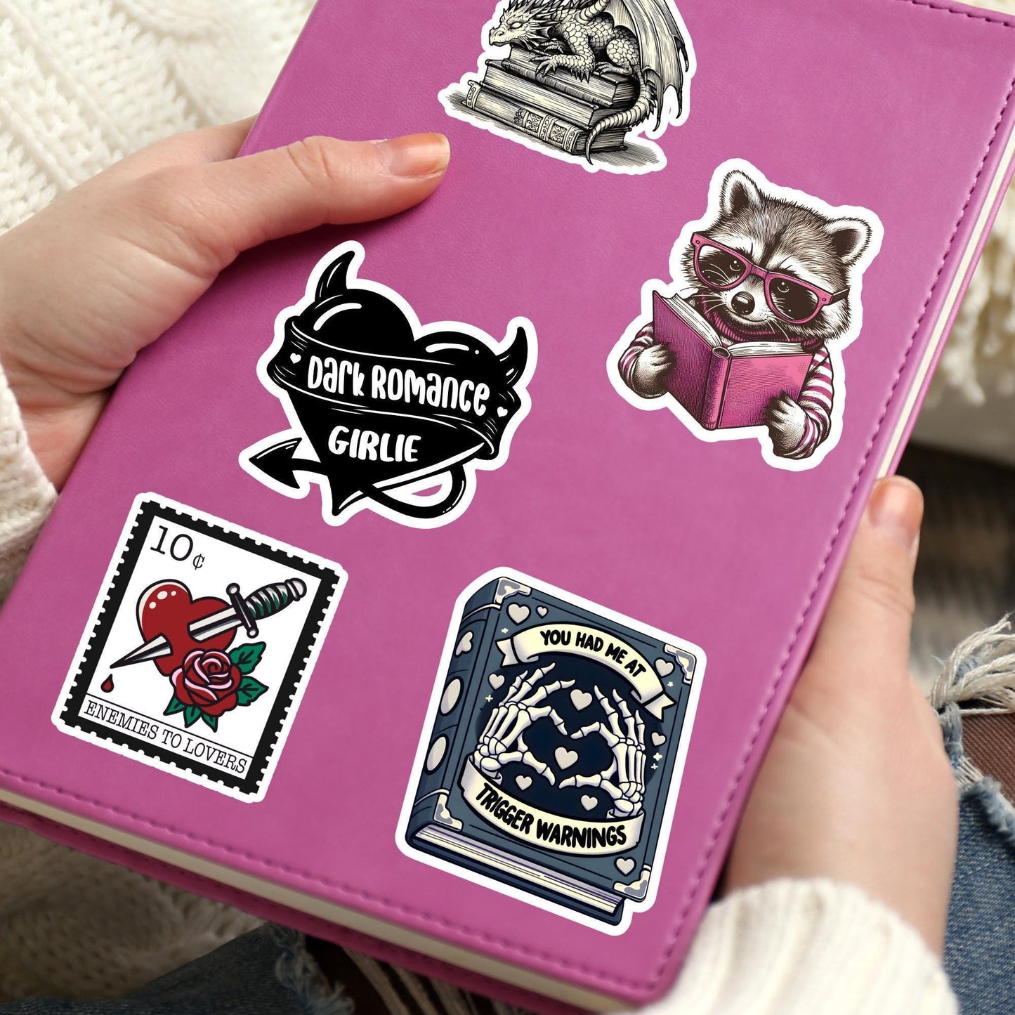 You had me at trigger warnings, dark romance sticker, book sticker, kindle sticker, bookish sticker, book stickers, stickers for kindle,