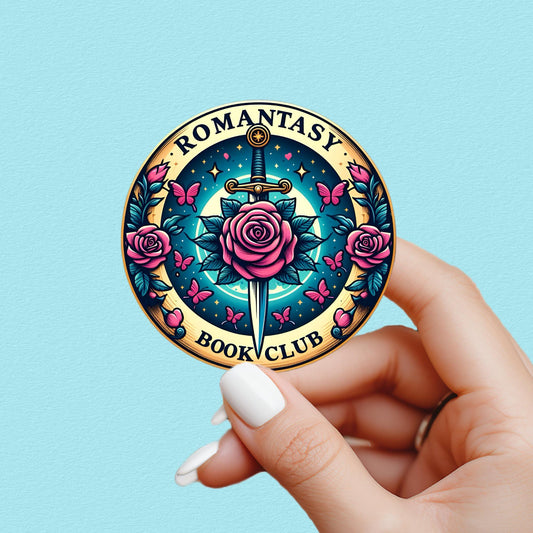 Romantasy sticker, fantasy sticker, booktok sticker, book stickers for kindle, bookish sticker, book dragon, book stickers, sticker kindle