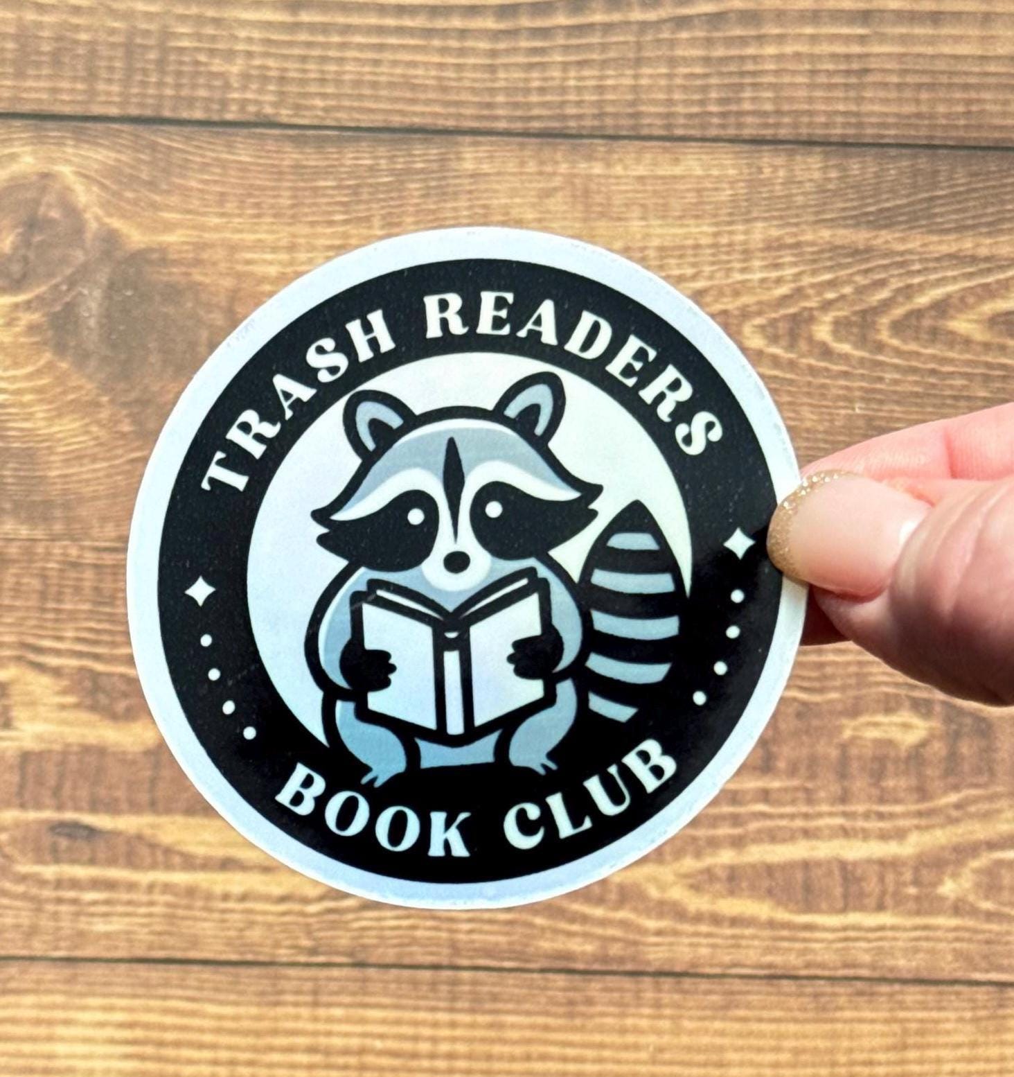 Trash reader sticker, smut, romance sticker, book sticker, kindle sticker, bookish sticker, book stickers, stickers for kindle, book merch