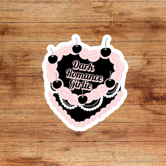 dark romance girlie sticker, dark romance sticker, book club sticker, Morally grey book sticker, kindle sticker, bookish sticker