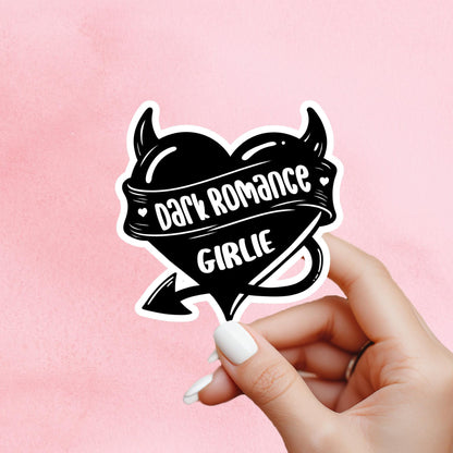 dark romance girlie sticker, dark romance sticker, Morally grey book sticker, kindle sticker, bookish sticker, smut sticker, reader sticker