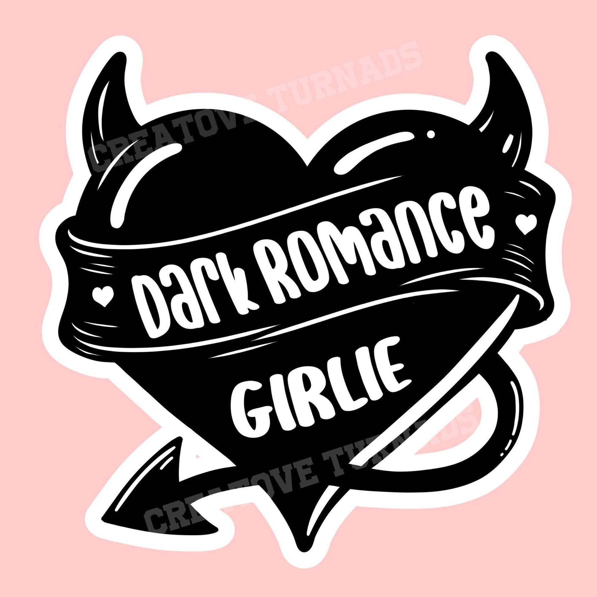 dark romance girlie sticker, dark romance sticker, Morally grey book sticker, kindle sticker, bookish sticker, smut sticker, reader sticker
