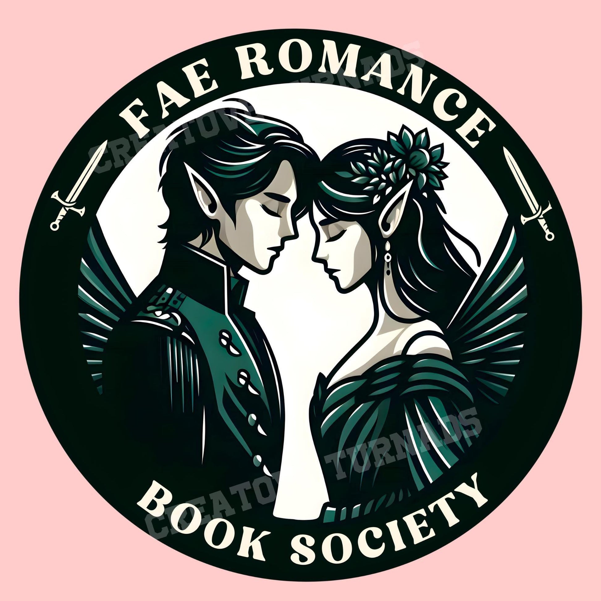Fae romance sticker, fairy sticker, fantasy sticker, booktok sticker, book stickers for kindle, bookish sticker, book dragon, book stickers