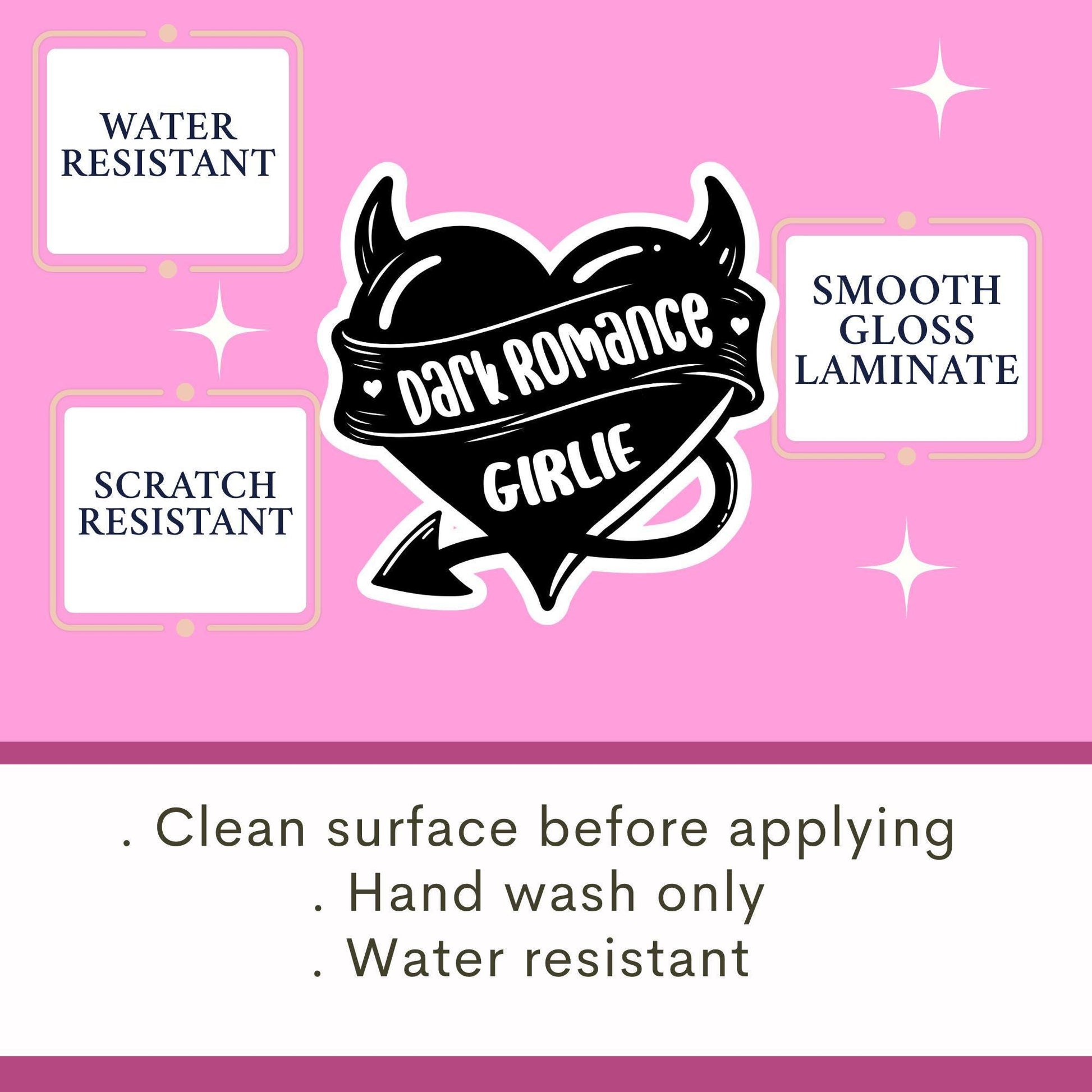 dark romance girlie sticker, dark romance sticker, Morally grey book sticker, kindle sticker, bookish sticker, smut sticker, reader sticker