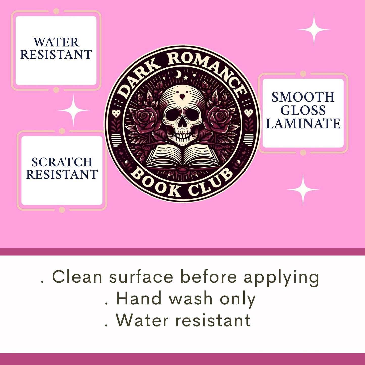 dark romance sticker, book club sticker, Morally grey book sticker, kindle sticker, bookish sticker, smut sticker, reader sticker, spicy