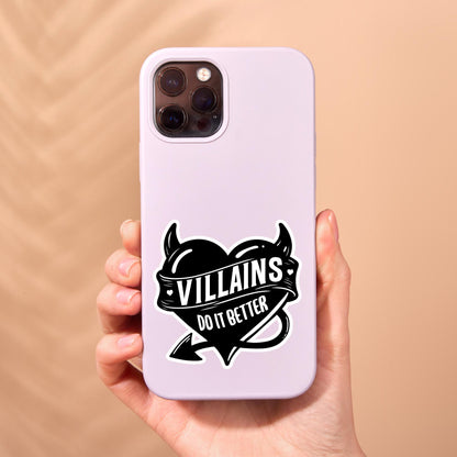 dark romance sticker, villains do it better, book club sticker, Morally grey sticker, kindle sticker, smut sticker, villain lover sticker