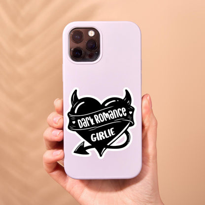 dark romance girlie sticker, dark romance sticker, Morally grey book sticker, kindle sticker, bookish sticker, smut sticker, reader sticker