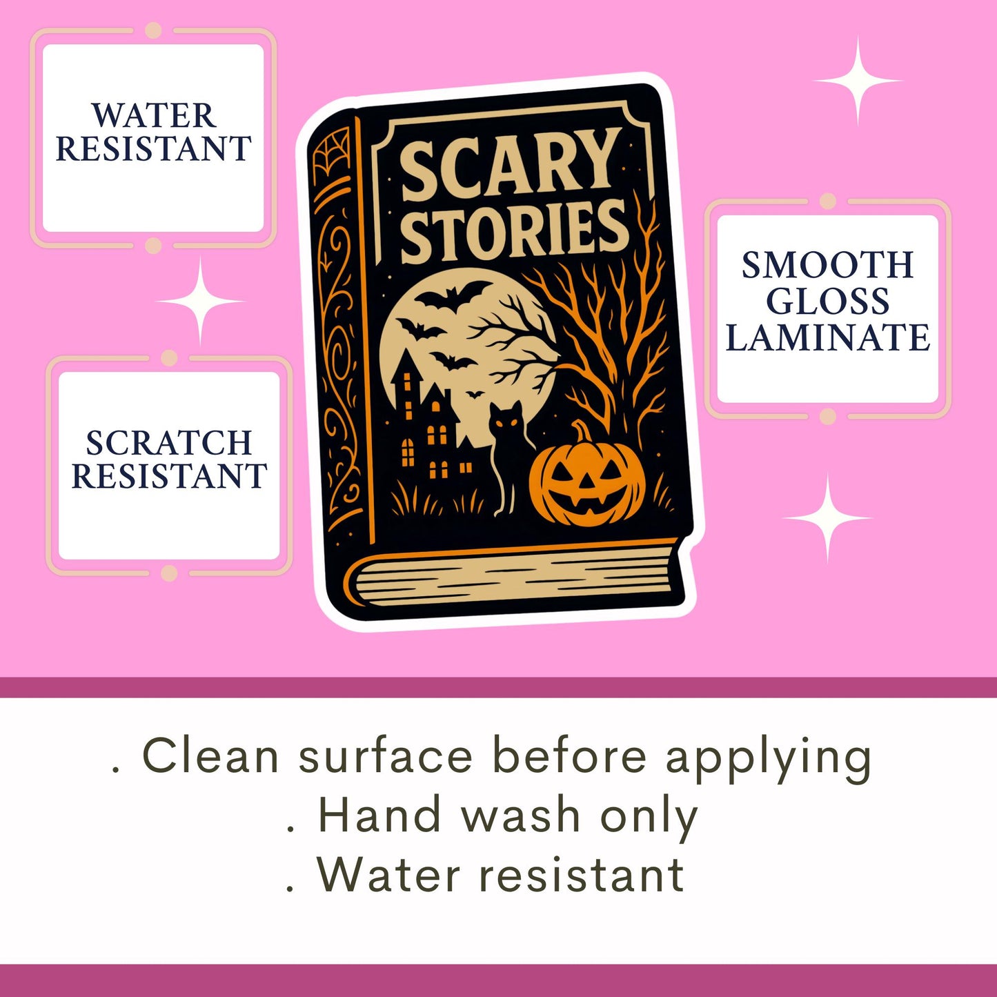 Spooky book sticker, Skeleton sticker, Halloween sticker, fall sticker, kindle sticker, gothic sticker, bookish sticker, spooky reader