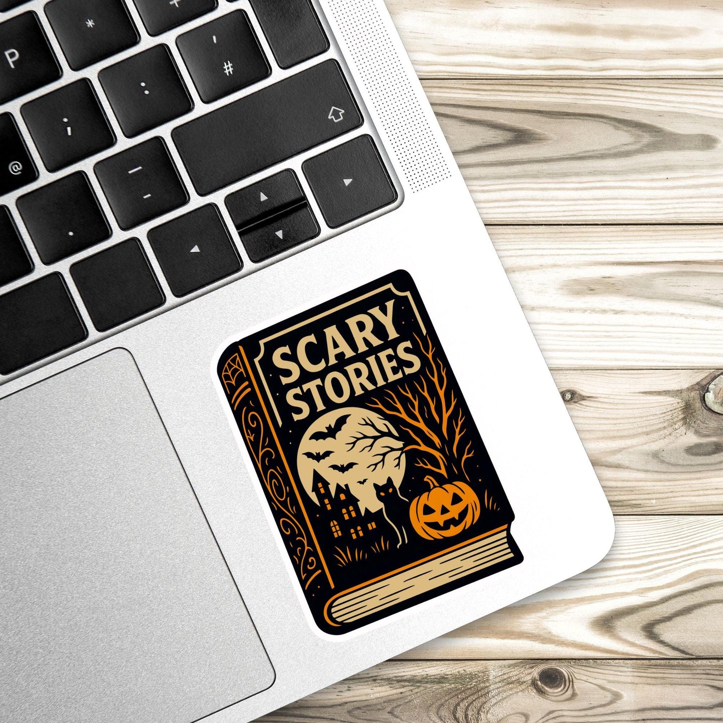 Spooky book sticker, Skeleton sticker, Halloween sticker, fall sticker, kindle sticker, gothic sticker, bookish sticker, spooky reader
