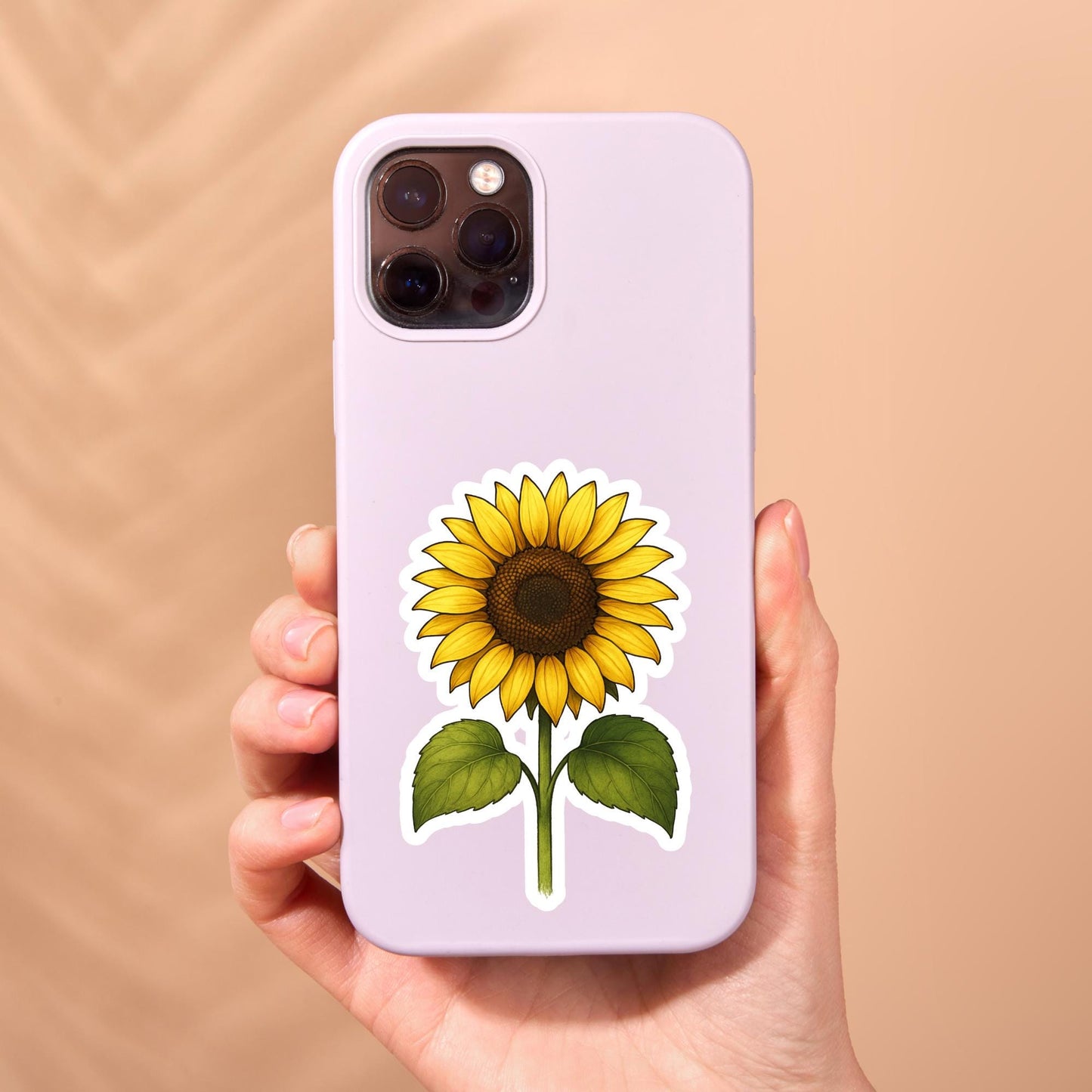 Sunflower sticker, flower sticker, sunflower vinyl sticker, floral vinyl sticker, self care, nature sticker, e-reader Kindle Stickers,