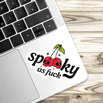 Halloween sticker, spooky AF, spooky sticker, kindle sticker, book sticker, kindle sticker, bookish sticker, book stickers, pumkin sticker