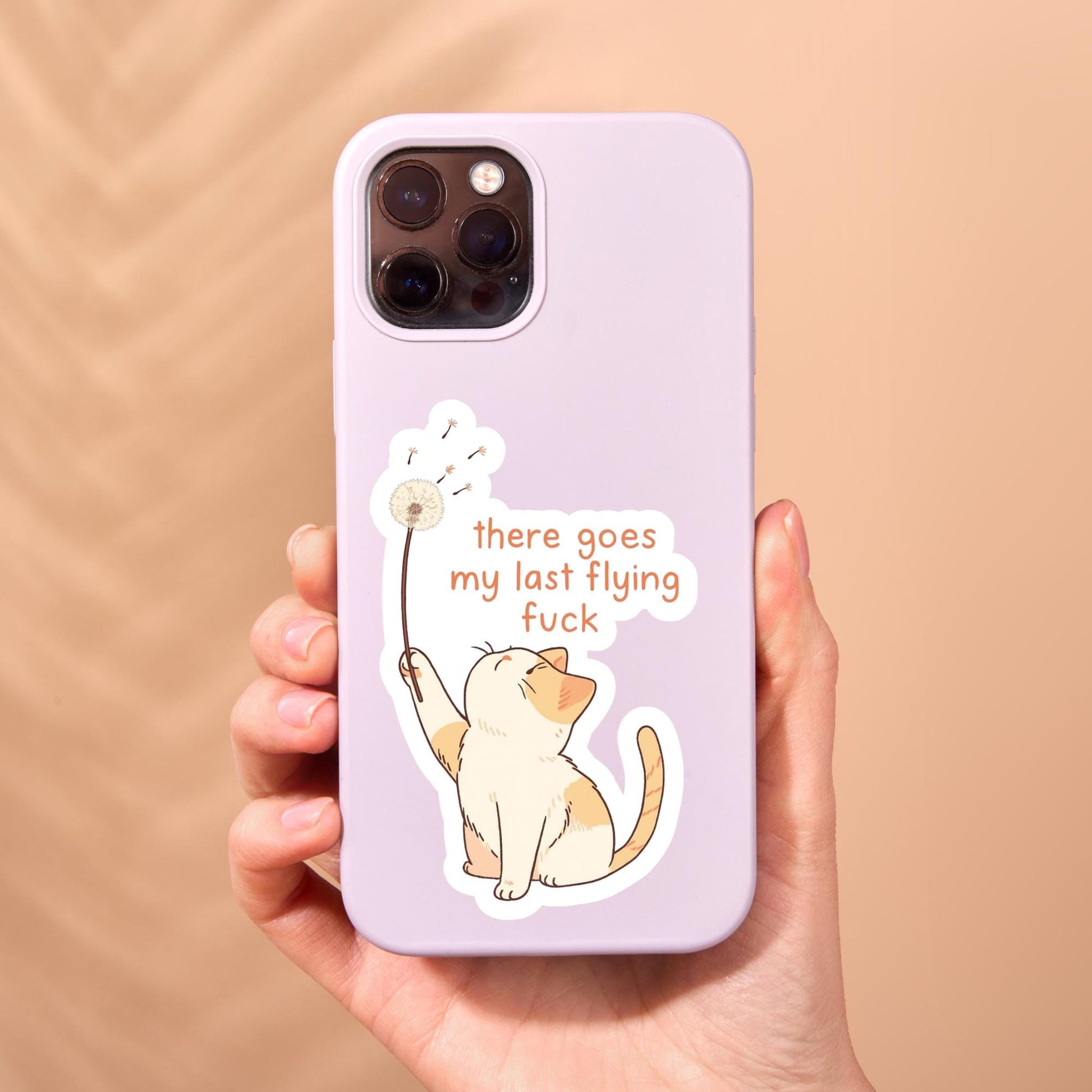 Sassy cat Sticker, last flying fuck, sarcastic sticker, cat Sticker, anxiety sticker, sarcastic sticker, funny cat sticker, Kindle Sticker,