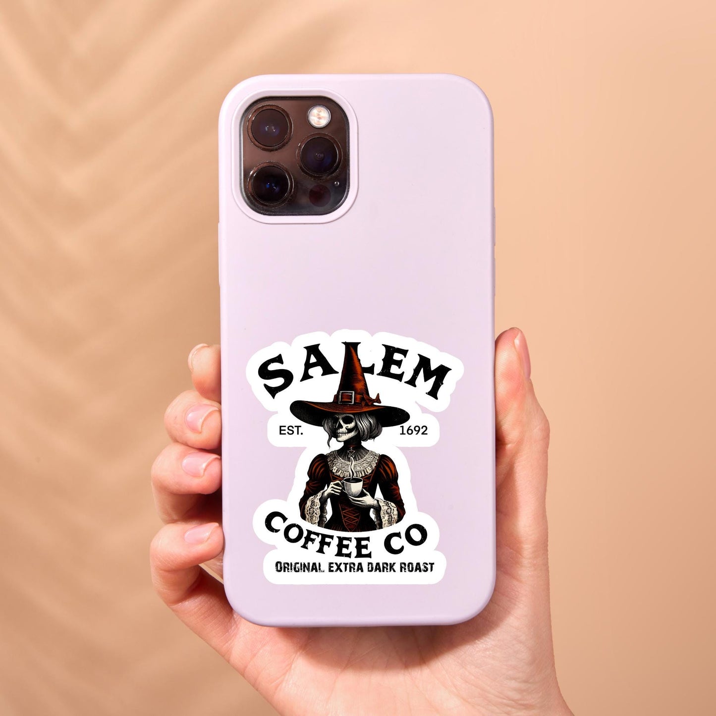 Salem sticker, Halloween sticker, spooky sticker, kindle sticker, book sticker, kindle sticker, bookish sticker, witch sticker, Salem witch
