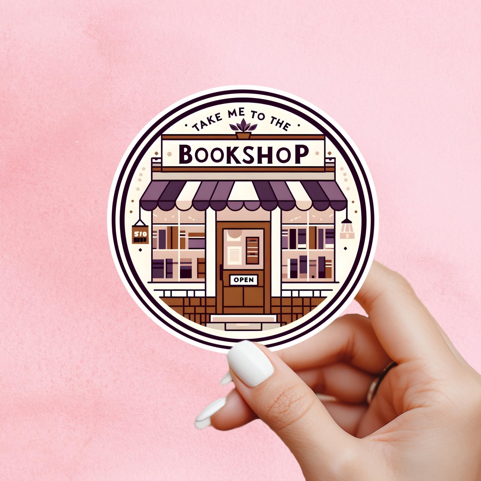 Bookshop sticker, Book lover sticker, holographic, book sticker, kindle sticker, bookish sticker, book stickers, stickers for kindle
