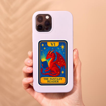 Fantasy dragon sticker, troupe sticker, dragon sticker, fantasy sticker, kindle sticker, bookish sticker, book stickers, book dragon