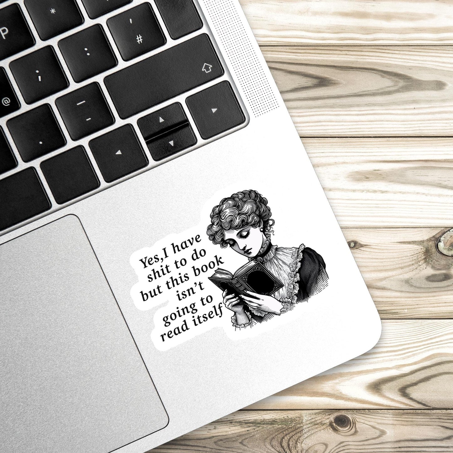 Sarcastic Bookish sticker, bookish sticker, book sticker, kindle sticker, pink sticker, book stickers, stickers for kindle, book lover gift