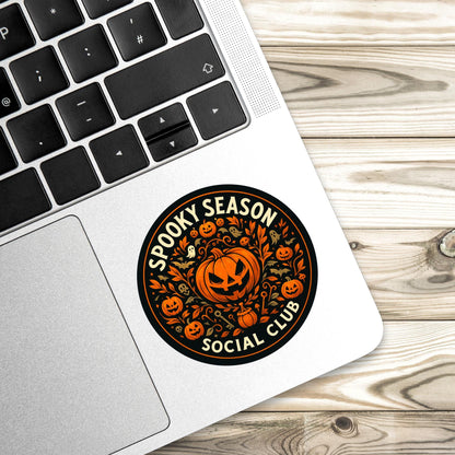 Halloween sticker, spooky season sticker, spooky sticker, kindle sticker, book sticker, kindle sticker, bookish sticker, pumkin decal