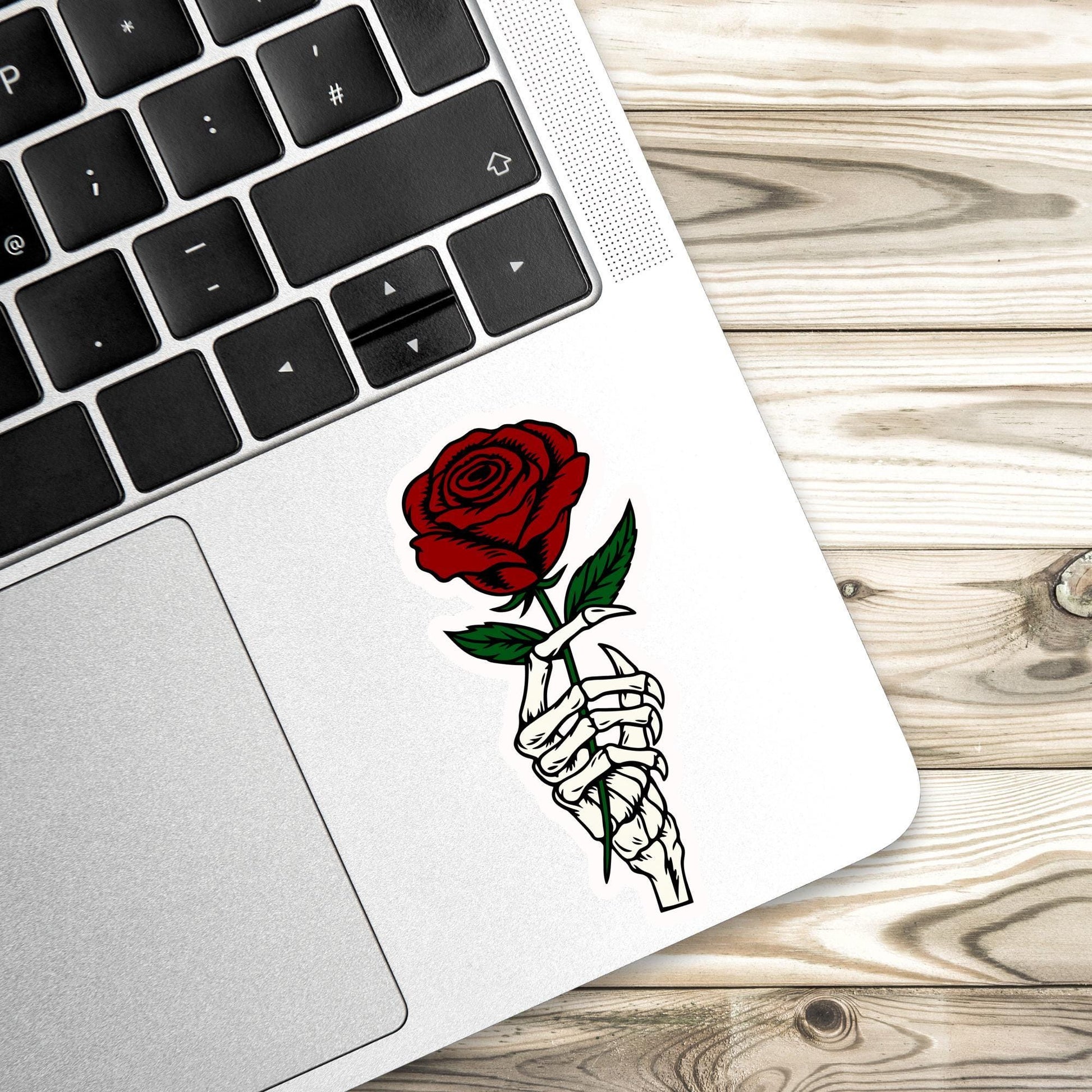 Skeleton and rose sticker, dark romance sticker, book club sticker, Morally grey book sticker, kindle sticker, smut sticker, bookish sticker